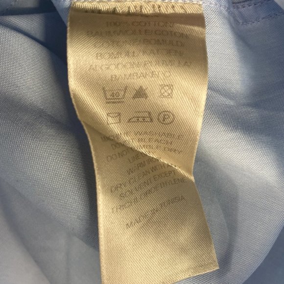 Burberry Mens Casual Button Down Shirt Blue - Picture 8 of 9